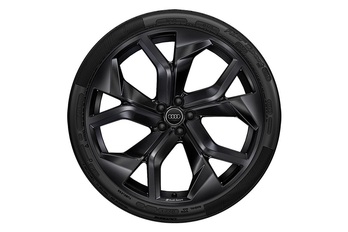 Audi Q8 Winterkomplettrad 5-Y-Speichen-Rotor-Design schwarz