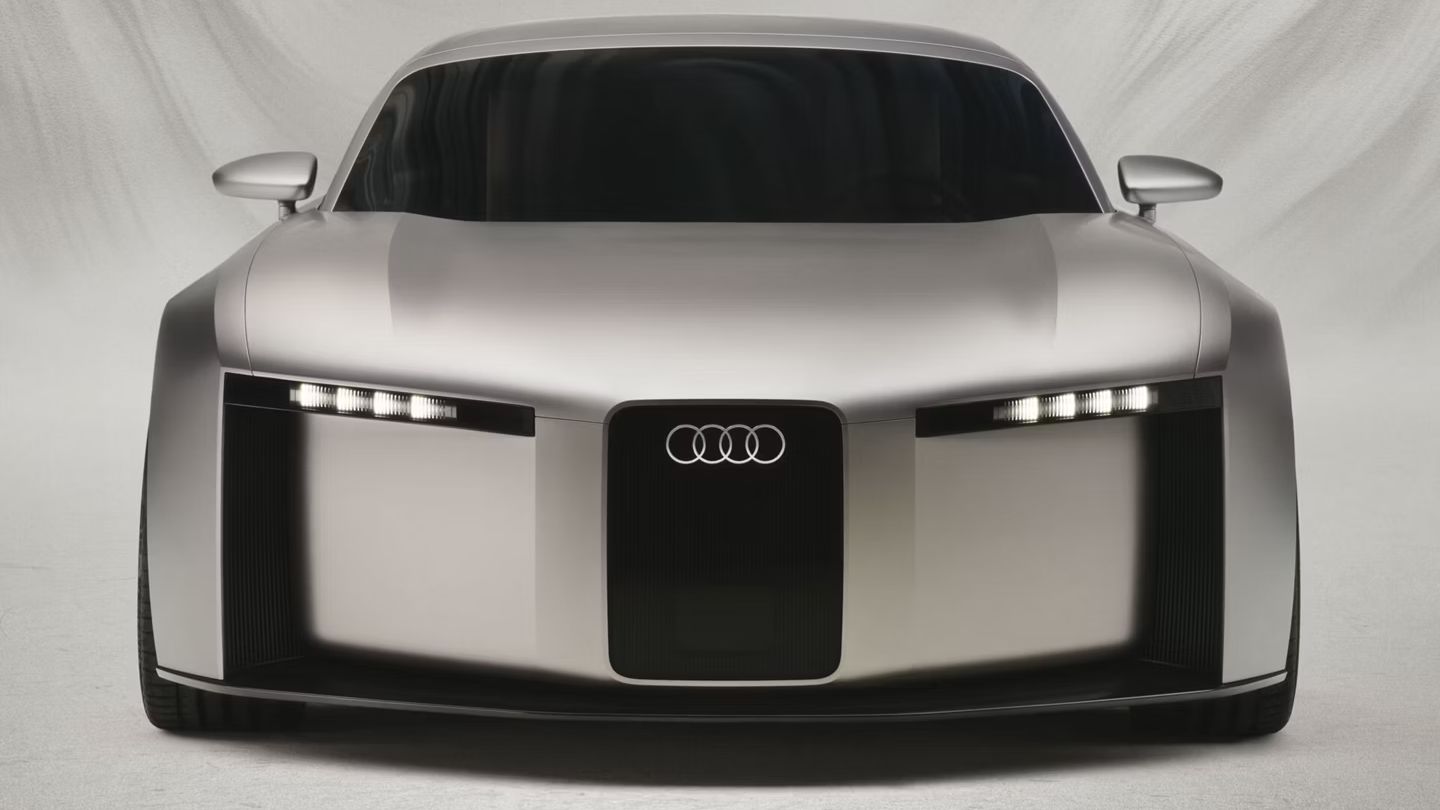 Vedere frontală a modelului Audi Concept C