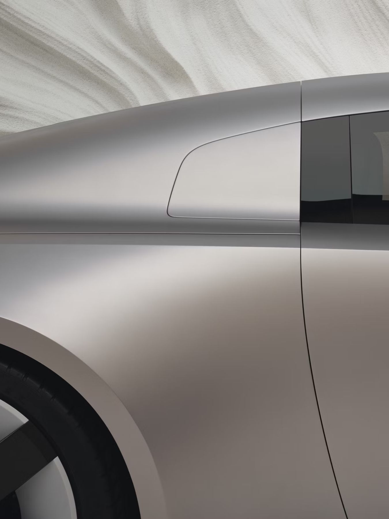 Vedere laterală a modelului Audi Concept C